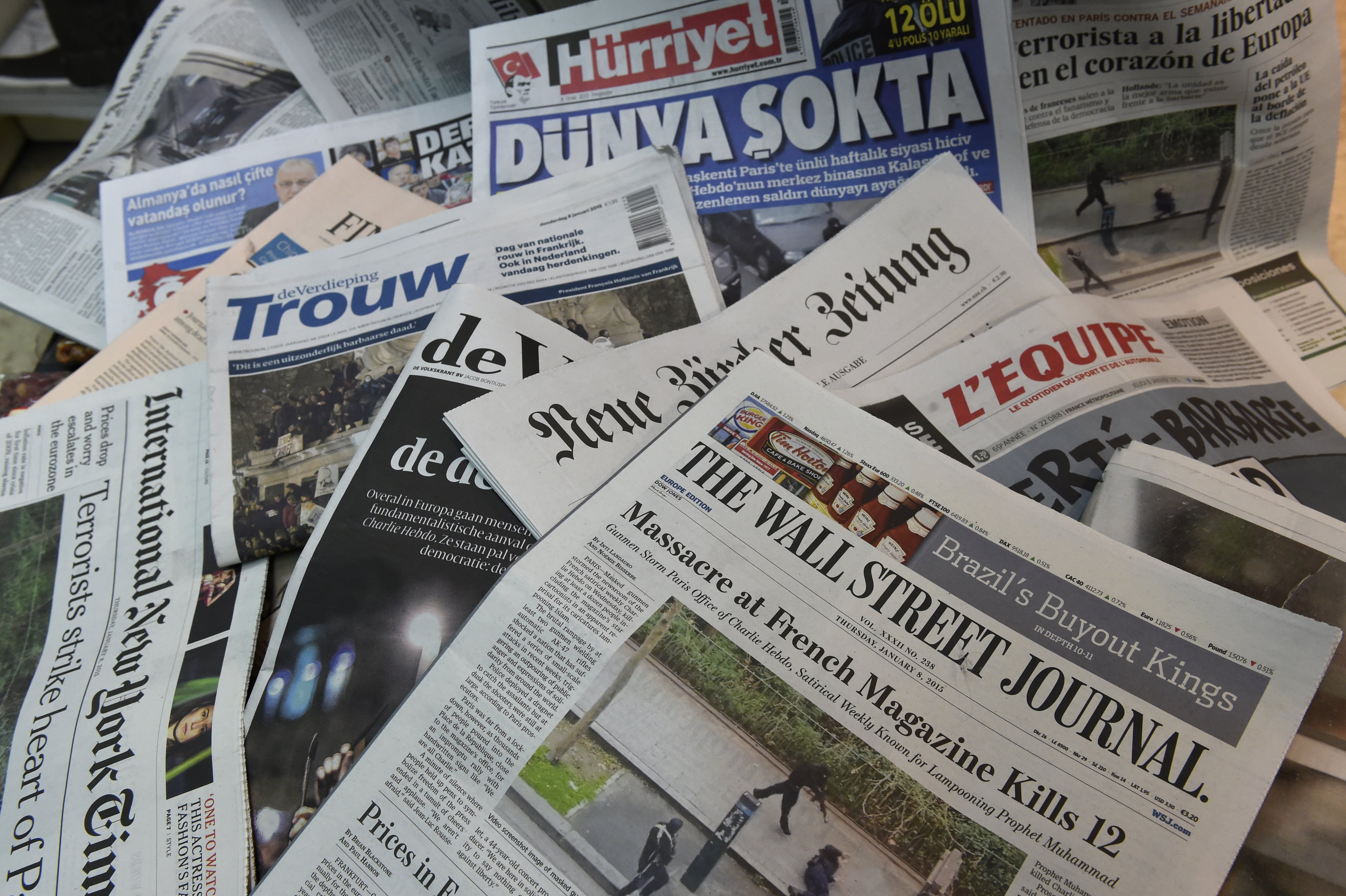 Kranten uit de hele wereld